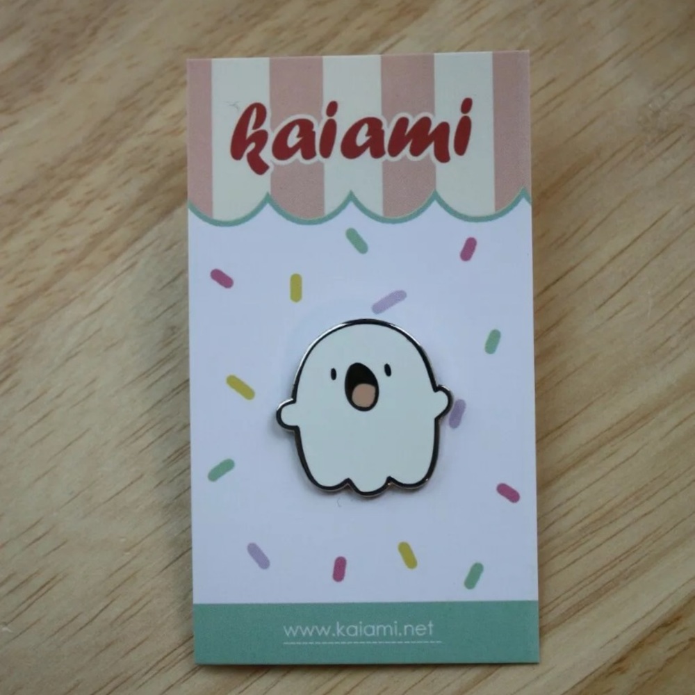 Ghost Enamel Pin - Picture 2 of 2